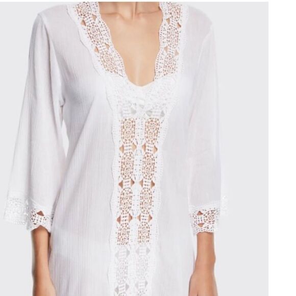 La Blanca White Swimsuit Cover-up L - Picture 1 of 8